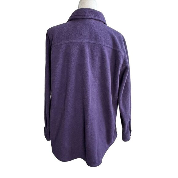 Looney Tunes 2001 Tweety Bird Fleece Shacket in Purple Women's Size 14W/16W - Picture 7 of 8